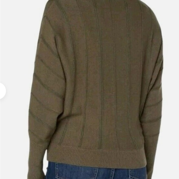 Liverpool Los Angeles Women's Boatneck Dolman Myrtle Heather Green Sweater Top - Picture 3 of 6